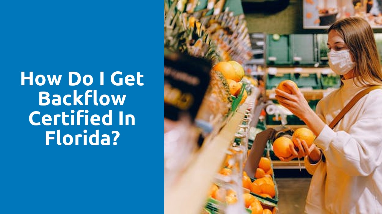 How do I get backflow certified in Florida?