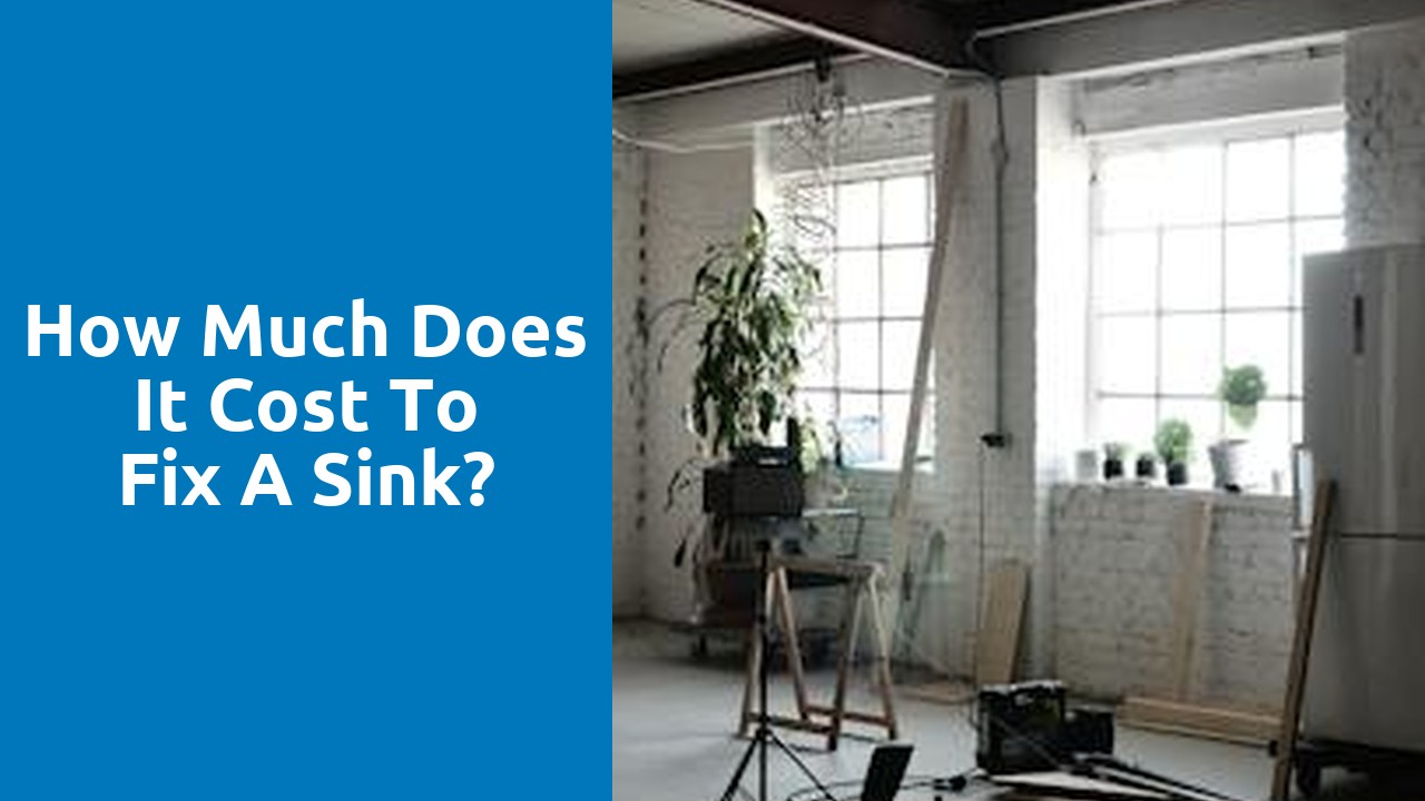 How much does it cost to fix a sink?