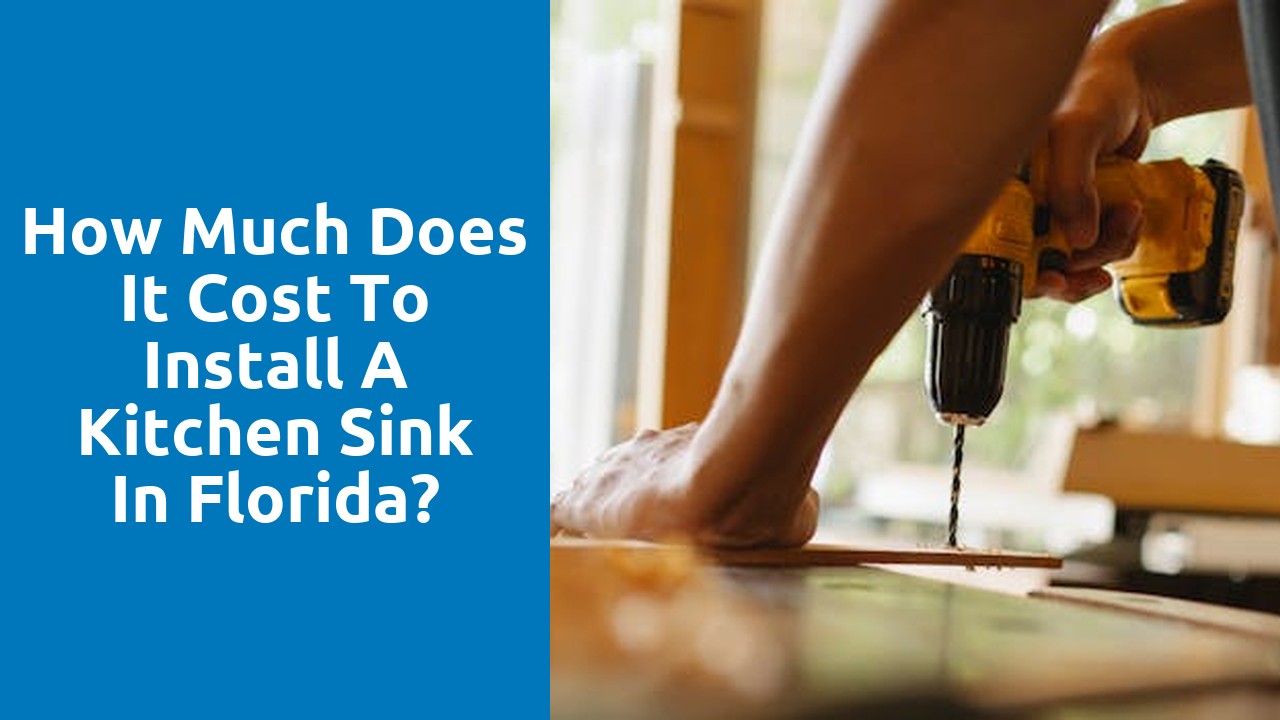 How much does it cost to install a kitchen sink in Florida?