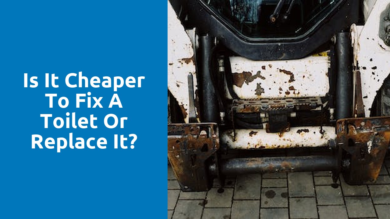 Is it cheaper to fix a toilet or replace it?
