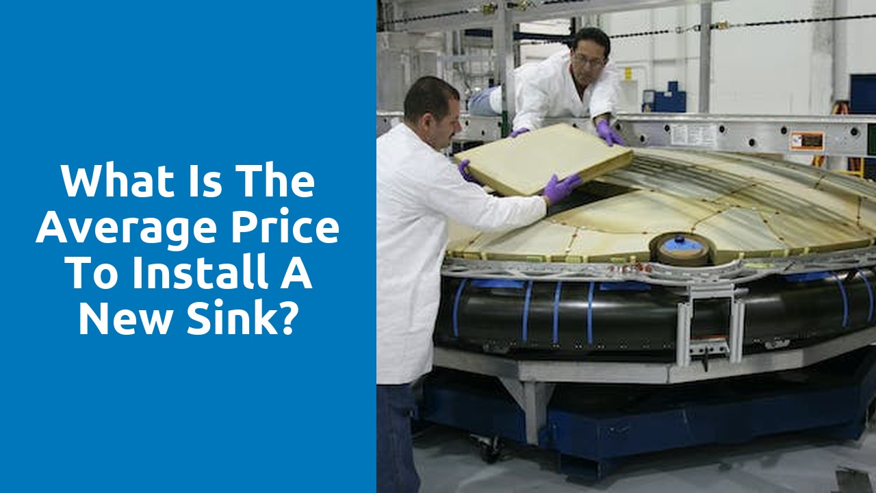 What is the average price to install a new sink?